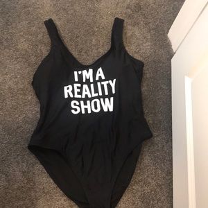 One-piece Bathing suit.